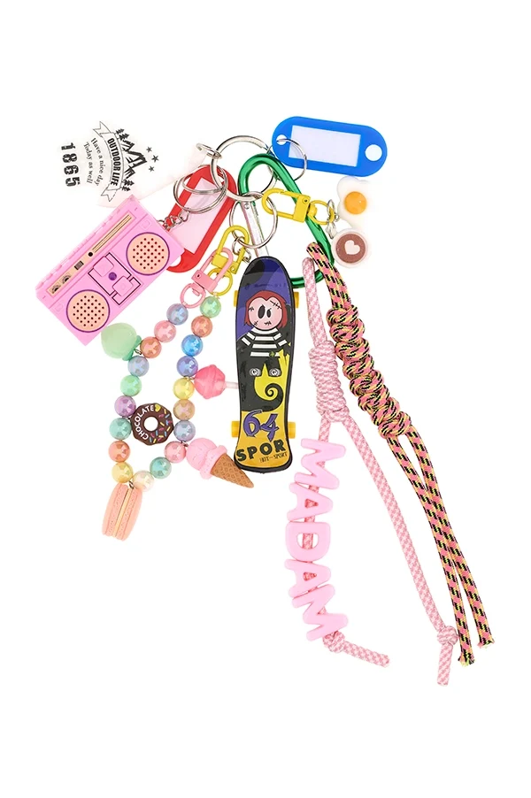 "Stereo" charm llavero Rue Madam