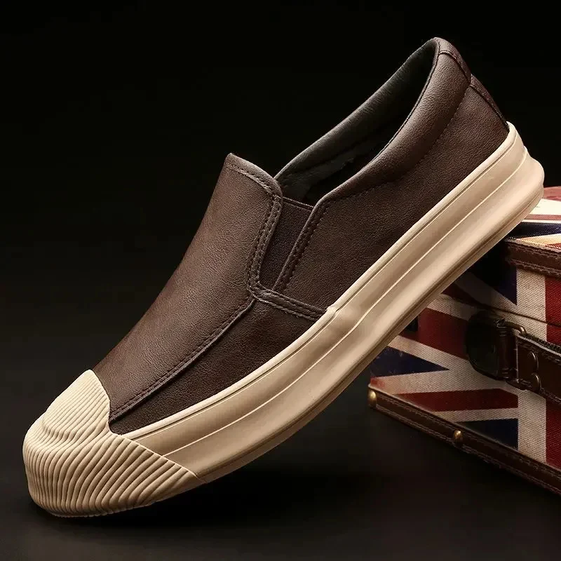 Zapatos retro de piel - Imagen 5