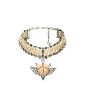 "Heart beige" collar chocker Aniye BY