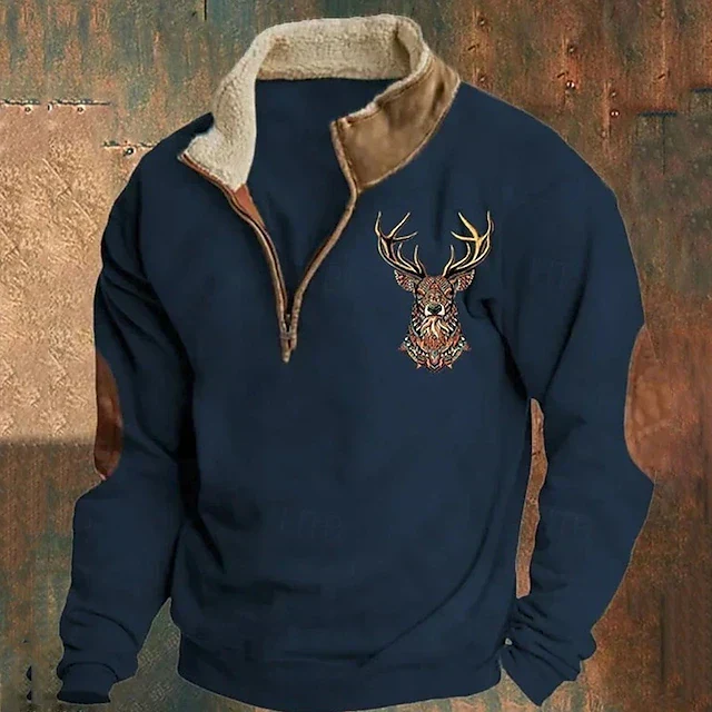 Jersey vintage con cremallera - Imagen 5