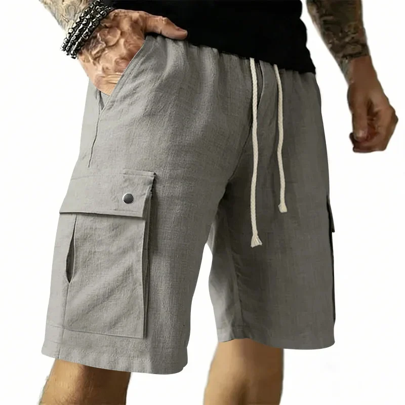 Pantalones cortos cargo elegantes - Imagen 4