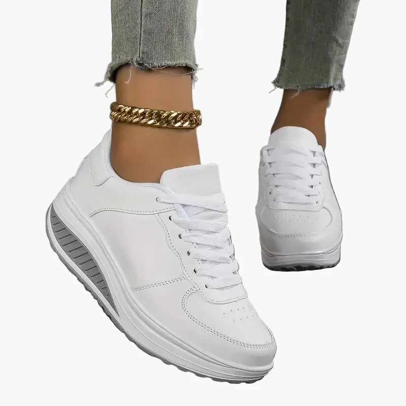 Baskets orthopédiques confort femme - sneakers tendance usage quotidien - Imagen 4