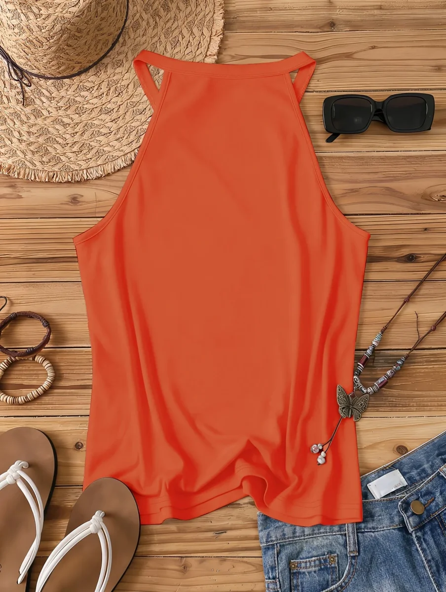 Débardeur Femme Style Bohème à Motif Fleurs Sauvages – Idéal Été et Loisirs - Imagen 8