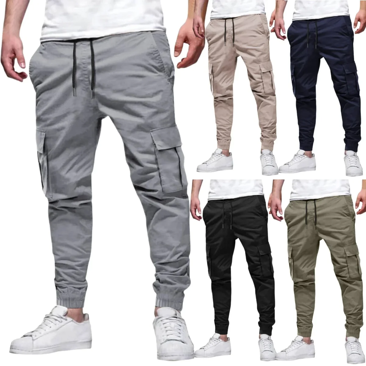 Pantalones cargo informales - Imagen 7