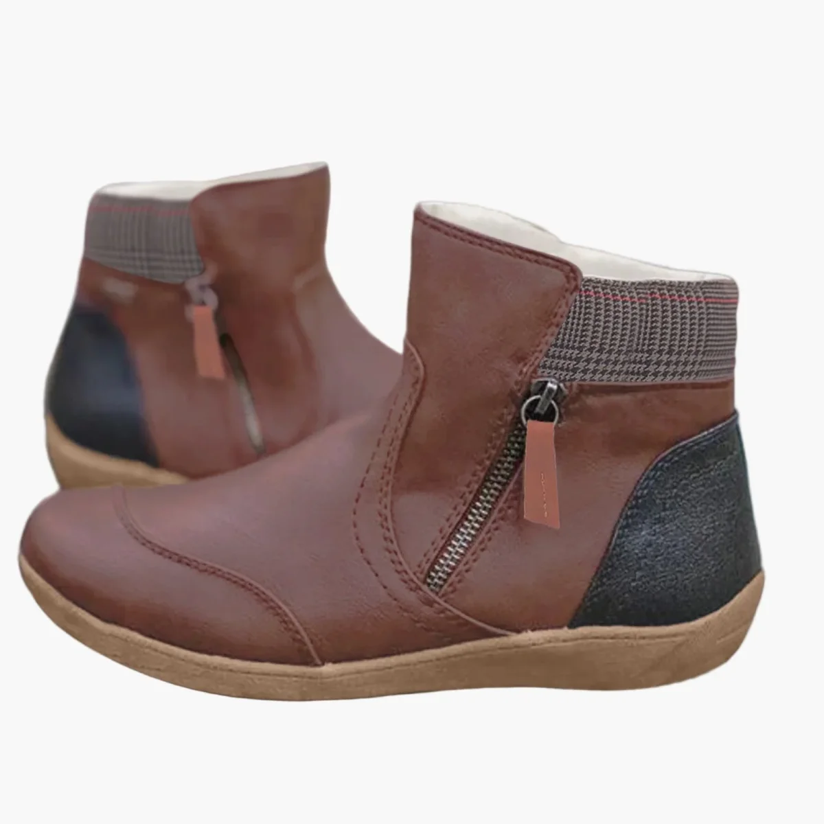 Bottines orthopédiques femme à fermeture éclair – Style moderne et confort quotidien - Imagen 4