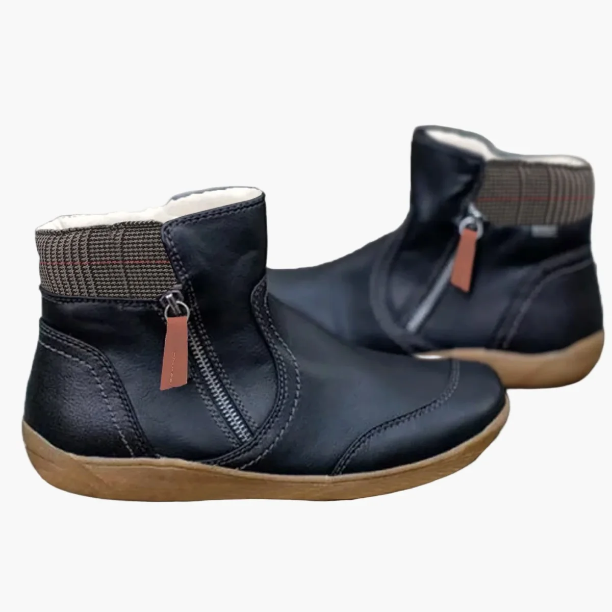 Bottines orthopédiques femme à fermeture éclair – Style moderne et confort quotidien - Imagen 3