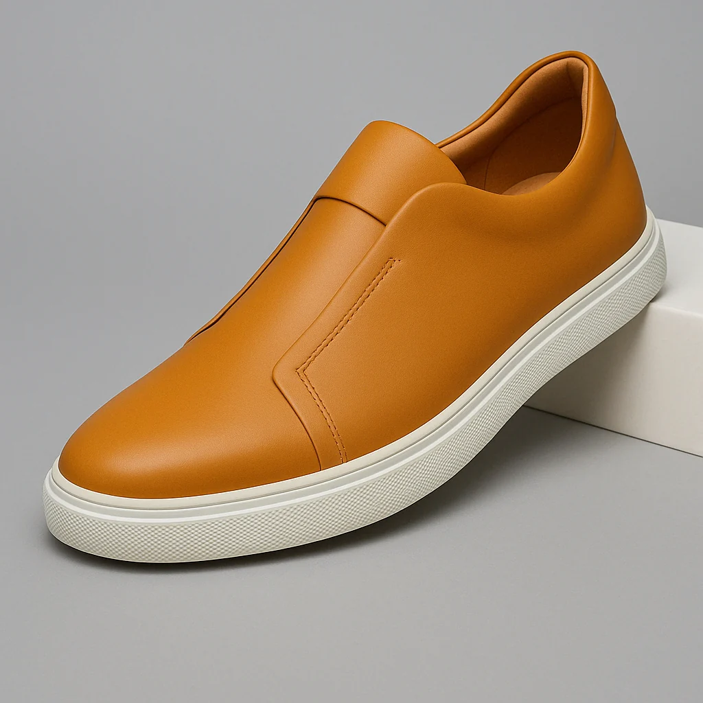 Zapatos elegantes de piel sin cordones - Imagen 3