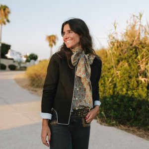 CHAQUETA SEDA NEGRA