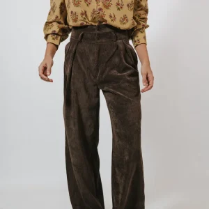 PANTALÓN PANA MARRÓN CHOCOLATE