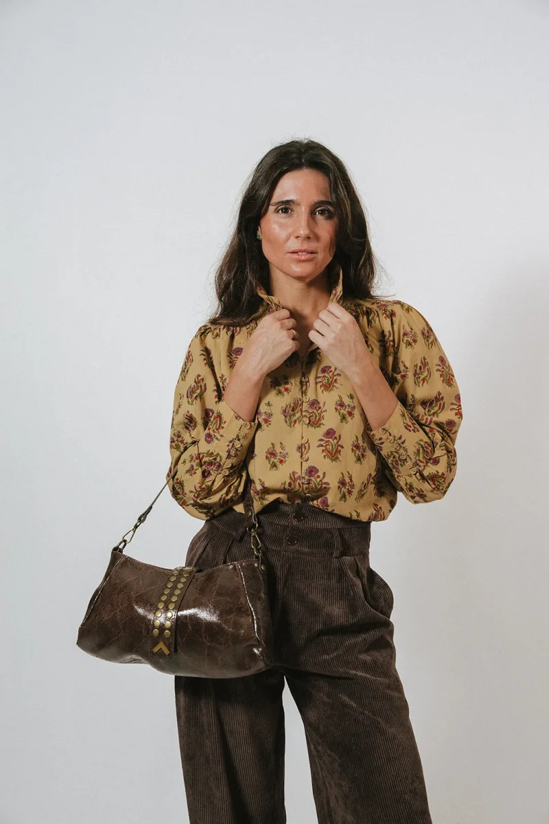 PANTALÓN PANA MARRÓN CHOCOLATE - Imagen 3