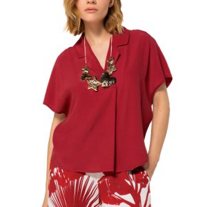 Top con elegante cuello CAROLINE BISS
