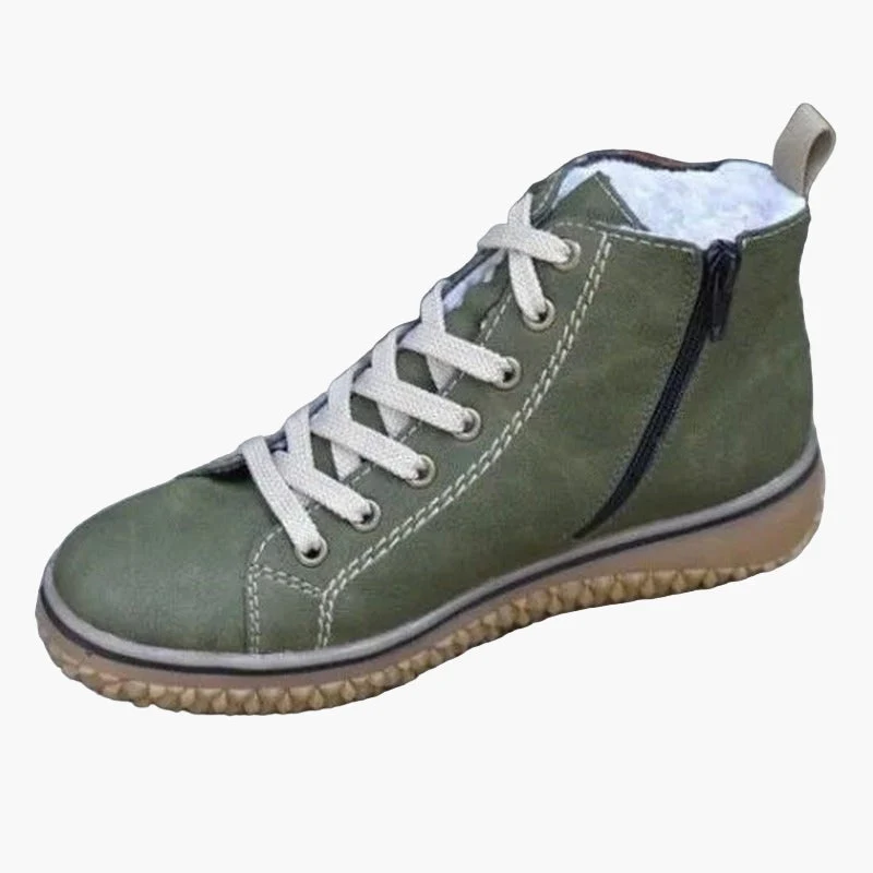 Chaussures montantes orthopédiques confort femme pour marche et quotidien - Imagen 4
