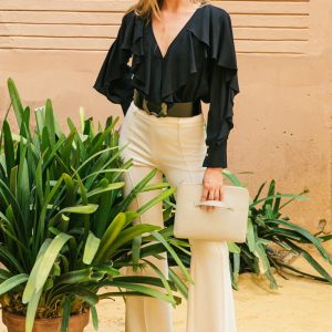 Camisa Floravis COLOUR NUDE