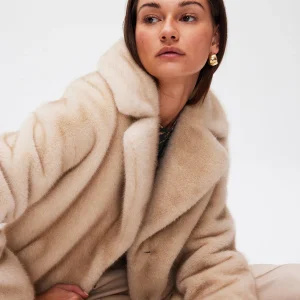 Chaquetón corto faux fur MIOH