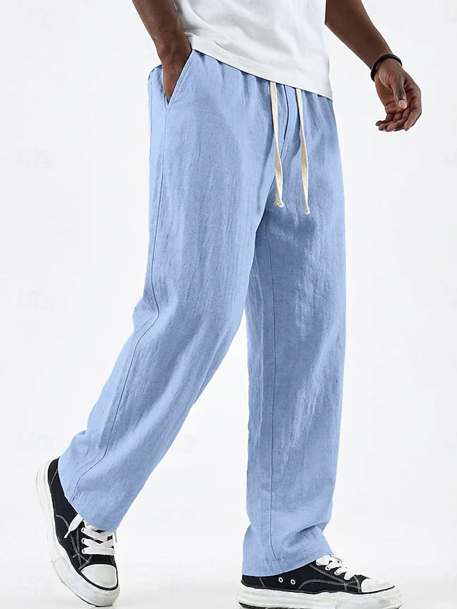 Pantalones elegantes de lino - Imagen 5