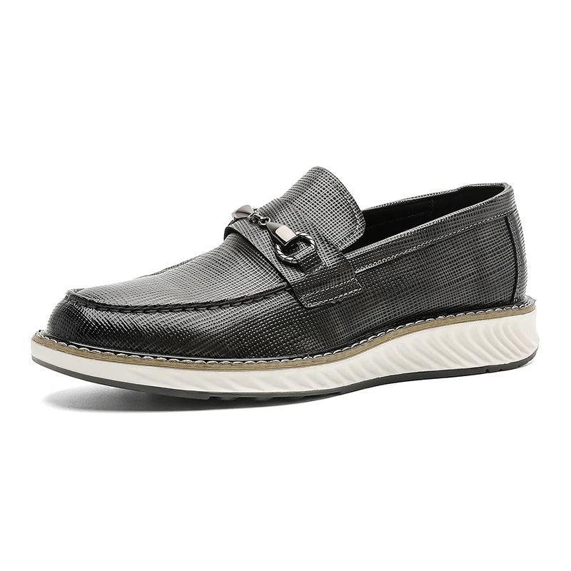 Mocasines de piel elegantes sin cordones - Imagen 5