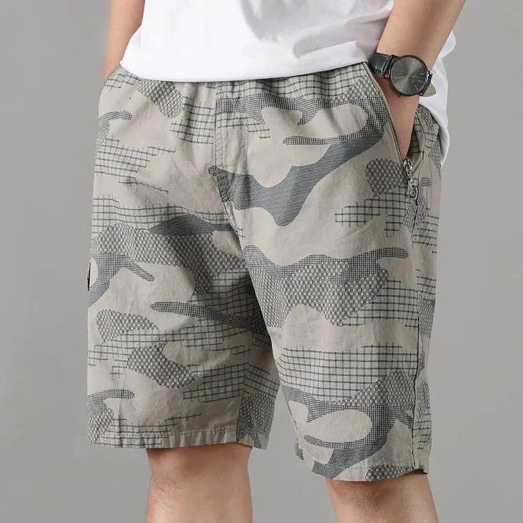 Pantalones cortos informales de camuflaje - Imagen 5