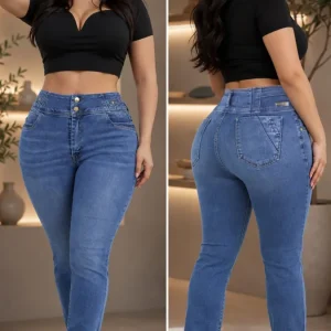 Jeans Curvy Tono Medio