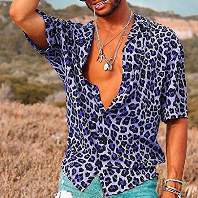 Camisa con estampado de leopardo - Imagen 5