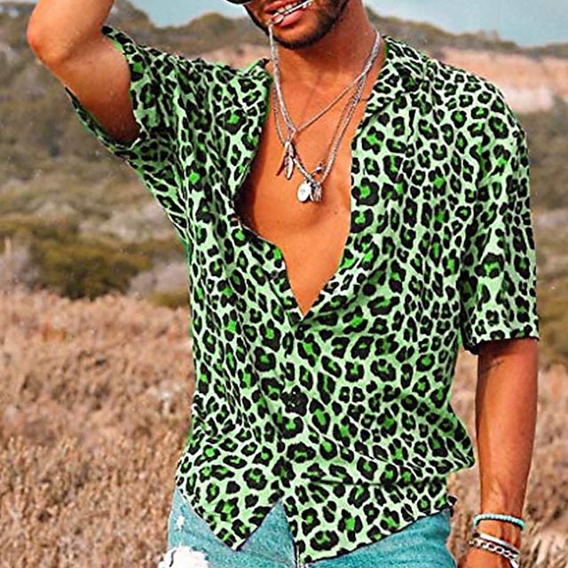 Camisa con estampado de leopardo - Imagen 3