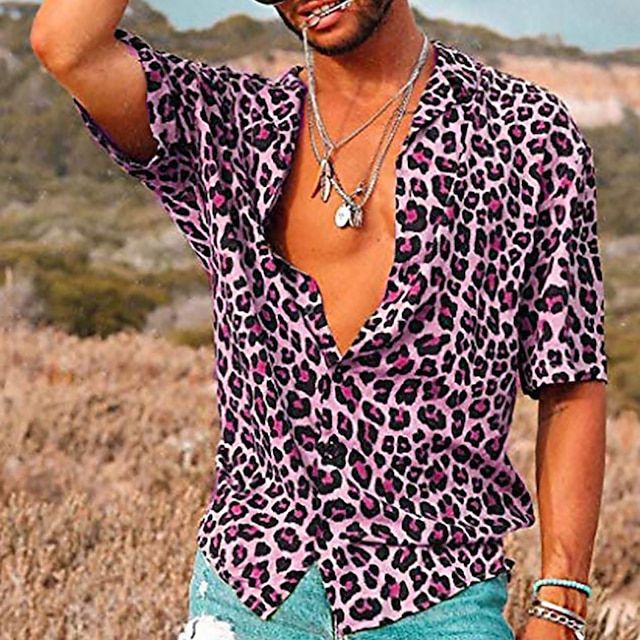 Camisa con estampado de leopardo - Imagen 4