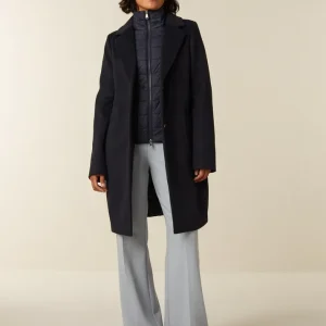 Abrigo paño – acolchado chaleco desmontable BEAUMONT