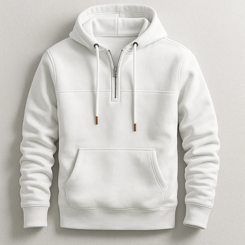Sudadera con capucha y cremallera elegante - Imagen 7
