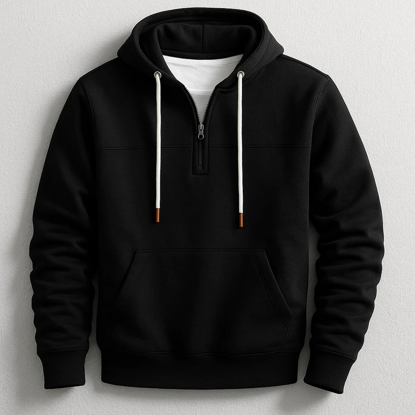 Sudadera con capucha y cremallera elegante - Imagen 8