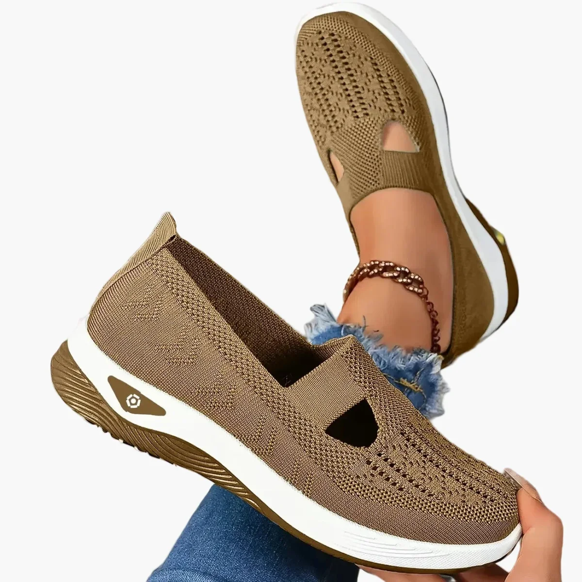 Chaussures Femme Orthopédiques Respirantes Antidérapantes pour Confort Quotidien et Marche - Imagen 8