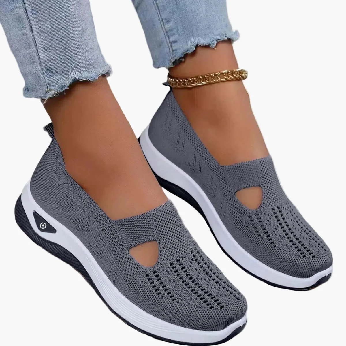 Chaussures Femme Orthopédiques Respirantes Antidérapantes pour Confort Quotidien et Marche - Imagen 9