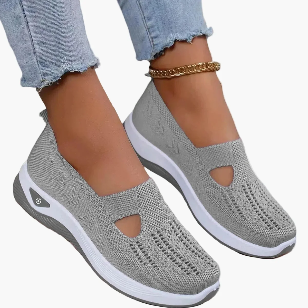 Chaussures Femme Orthopédiques Respirantes Antidérapantes pour Confort Quotidien et Marche - Imagen 3