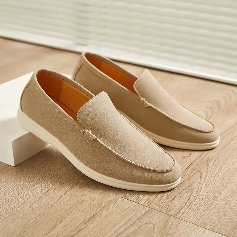 Mocasines elegantes de ante - Imagen 6
