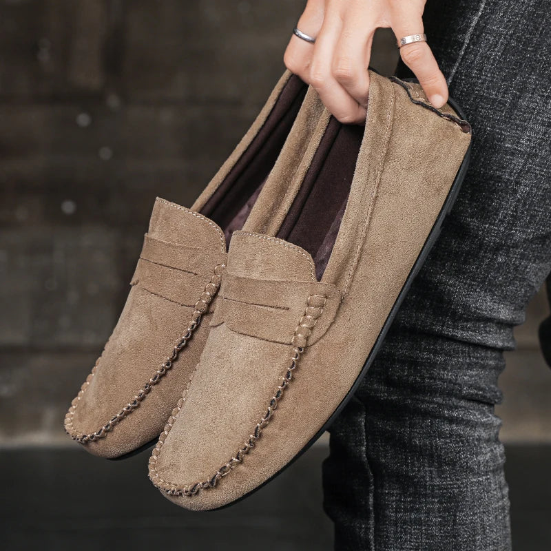 Mocasines tipo «boat» elegantes de ante - Imagen 4