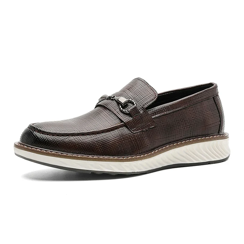 Mocasines de piel elegantes sin cordones - Imagen 6