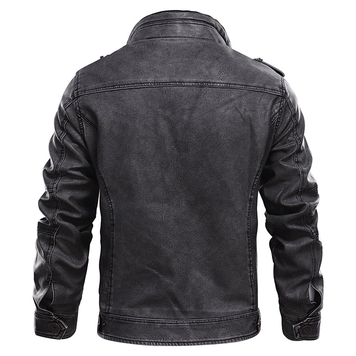 Chaqueta de cuero elegante - Imagen 4