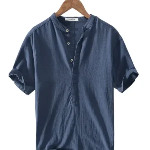 Camisa informal de manga corta para hombre