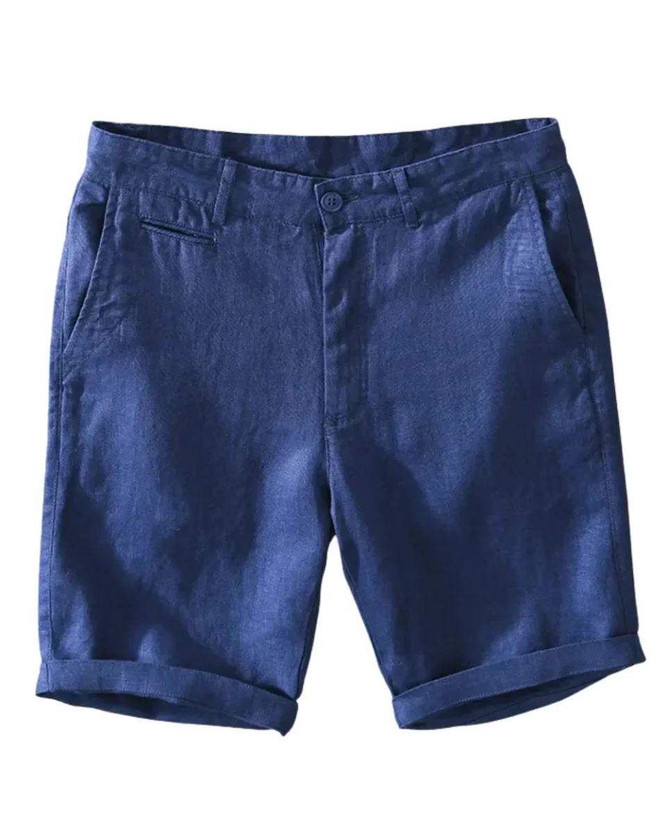 Pantalones cortos de playa de lino - Imagen 2