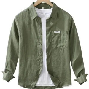 Camisa informal de lino