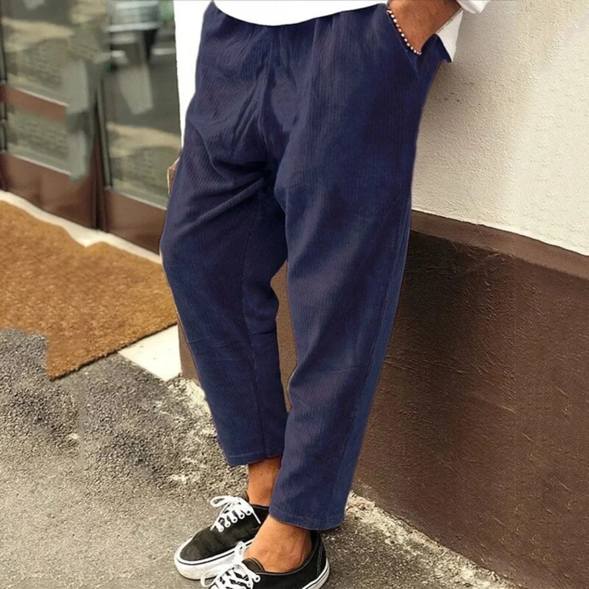 Pantalones elegantes de pana - Imagen 4
