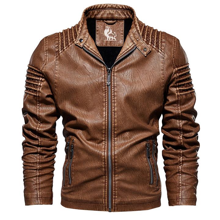 Chaqueta de cuero vintage - Imagen 4