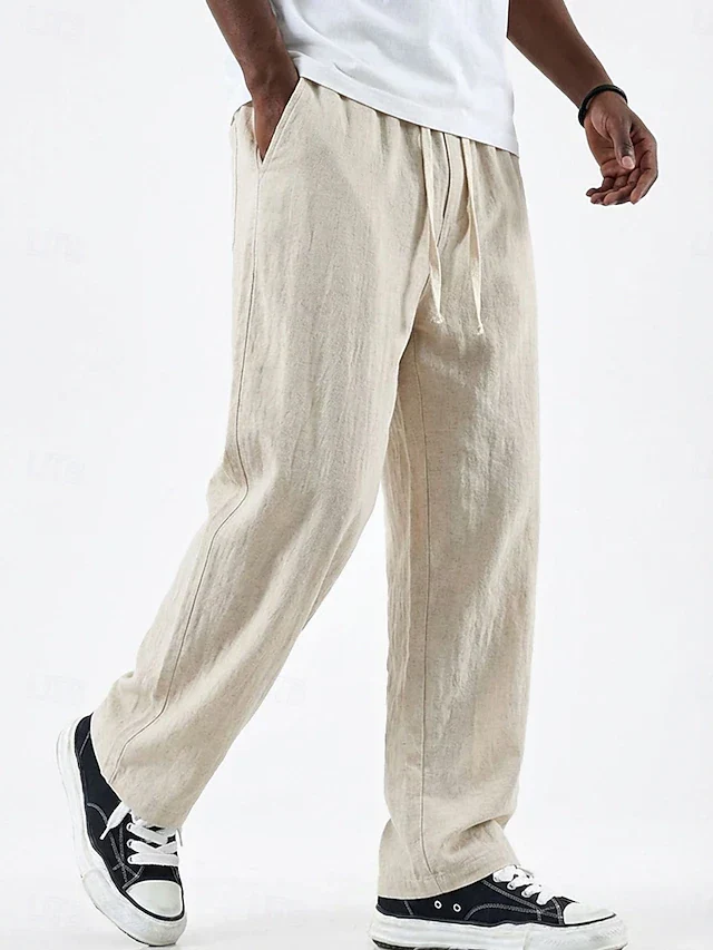 Pantalones elegantes de lino - Imagen 3