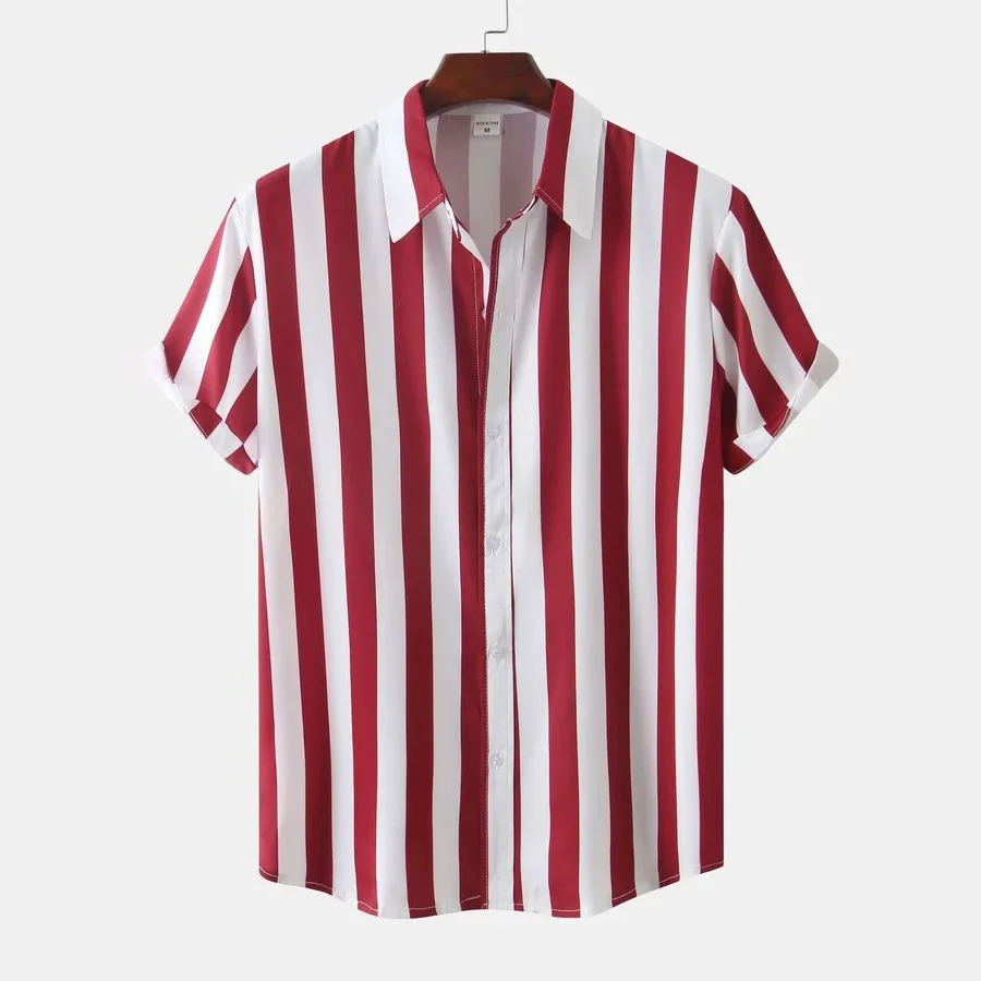 Camisa de verano a rayas y transpirable - Imagen 6
