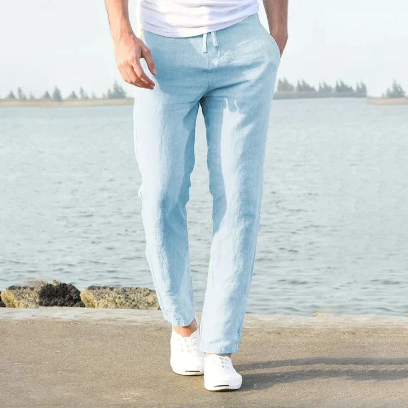 Pantalones informales de lino - Imagen 3
