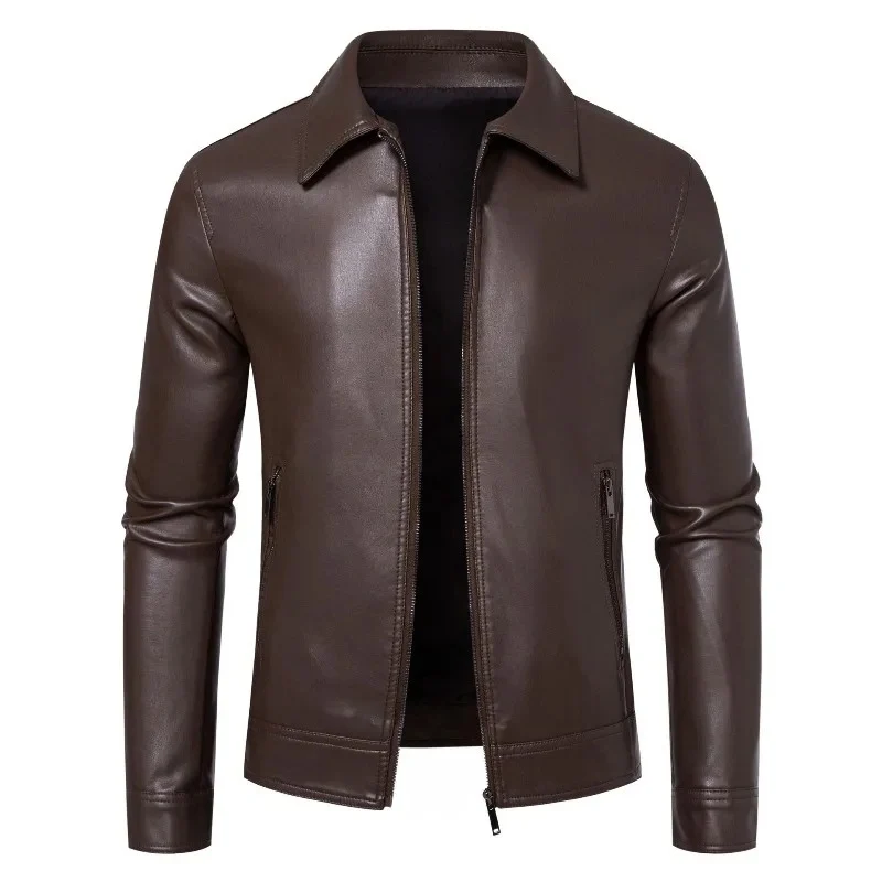Chaqueta de cuero informal de estilo ejecutivo - Imagen 5