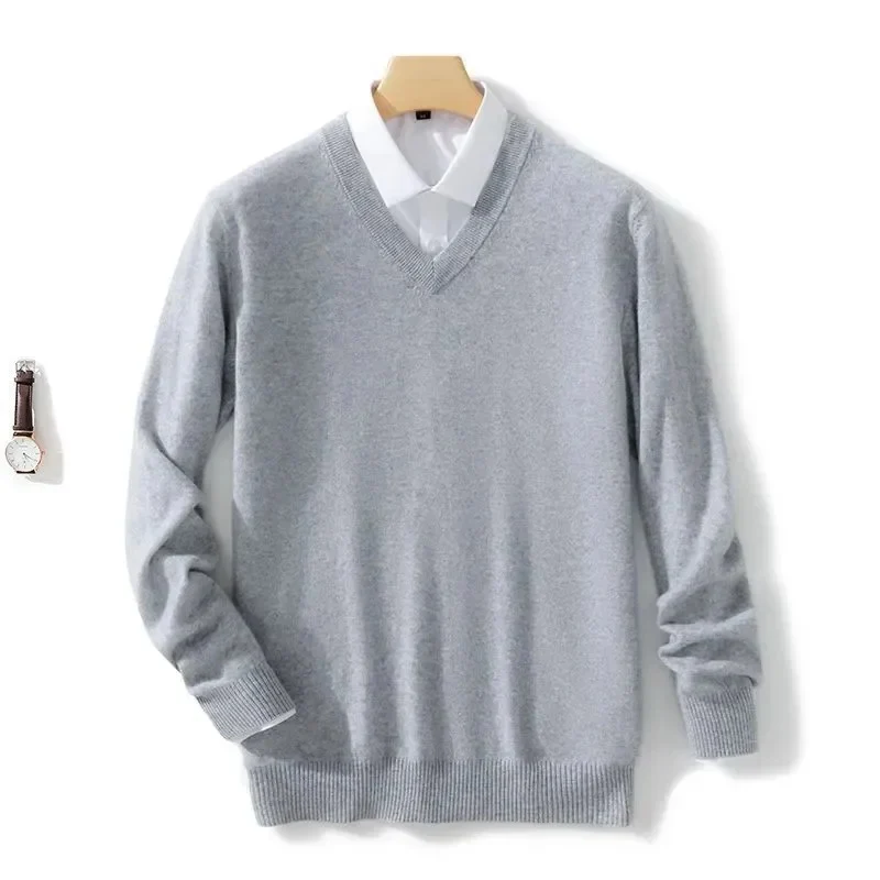 Elegante jersey con cuello en V - Imagen 7