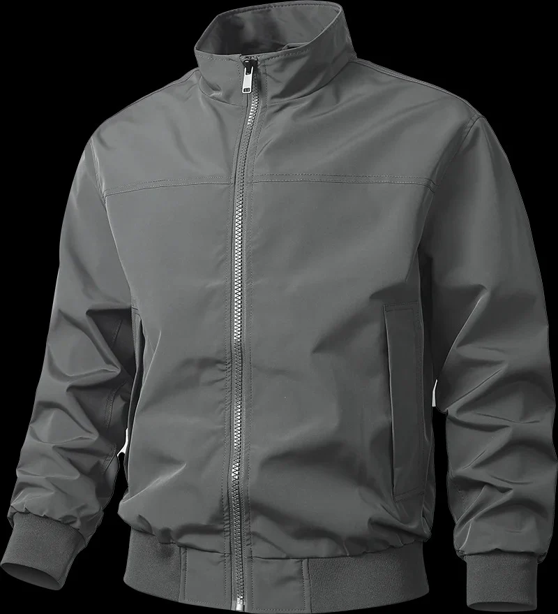 Chaqueta bomber elegante cortavientos - Imagen 7