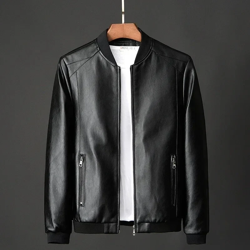 Chaqueta de motero de cuero - Imagen 4