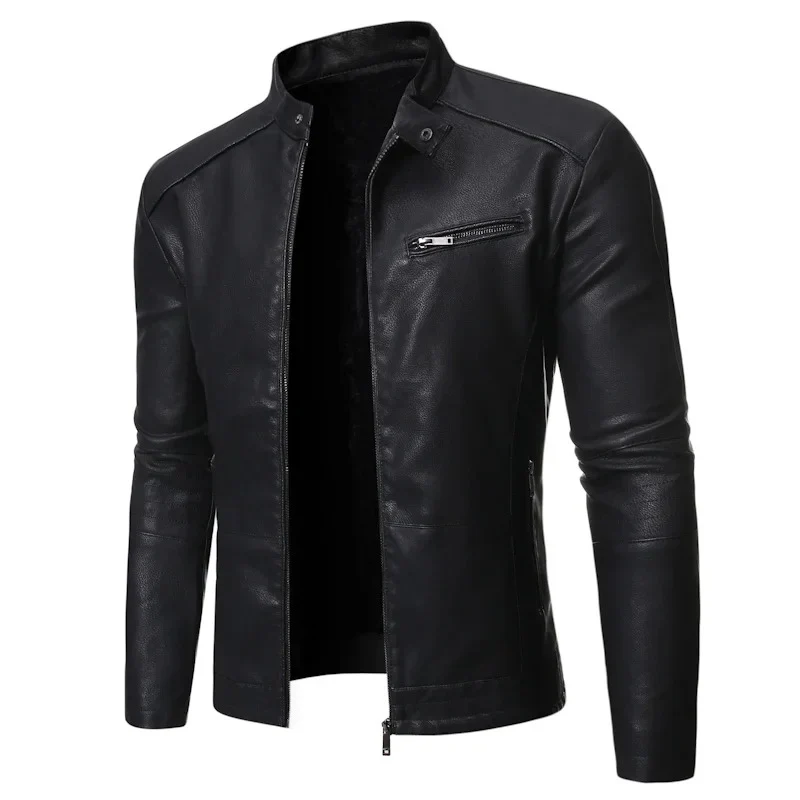 Chaqueta de cuero elegante - Imagen 5