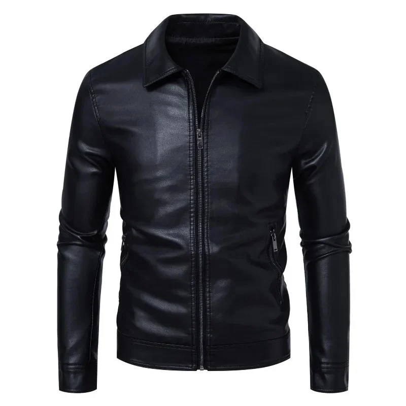 Chaqueta de cuero informal de estilo ejecutivo - Imagen 3