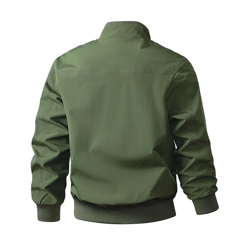 Chaqueta bomber elegante cortavientos - Imagen 9